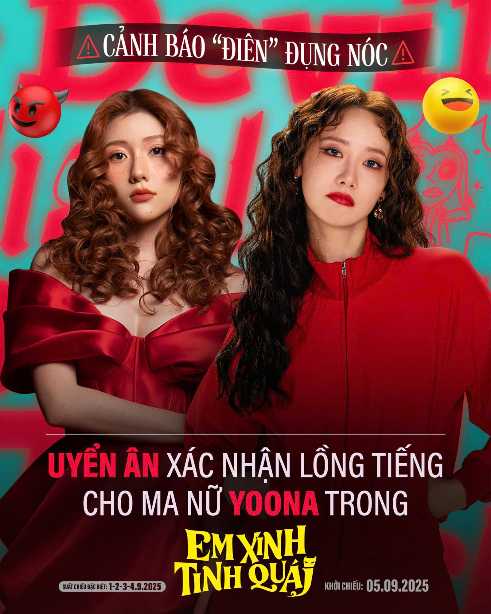  Uyển Ân và Ma Ran Đô xác nhận lồng tiếng cho bộ phim hài - kinh dị 