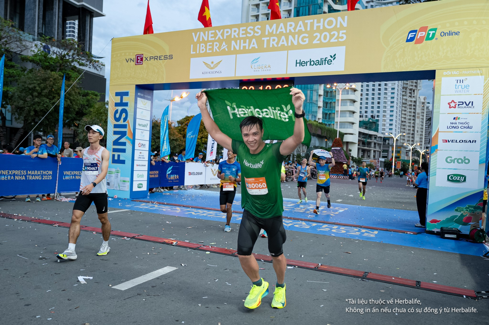   Herbalife Việt Nam đồng hành cùng giải chạy VnExpress Marathon Nha Trang năm thứ tư liên tiếp để khuyến khích tập luyện thể dục thể thao thường xuyên