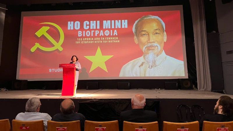 Chiếu phim về Bác Hồ tại Hy Lạp