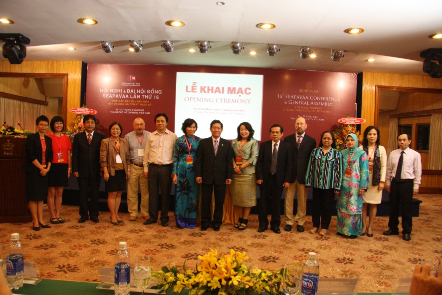 Hội nghị SEAPAVAA lần thứ 16 năm 2012 được tổ chức tại Thành phố Hồ Chí Minh