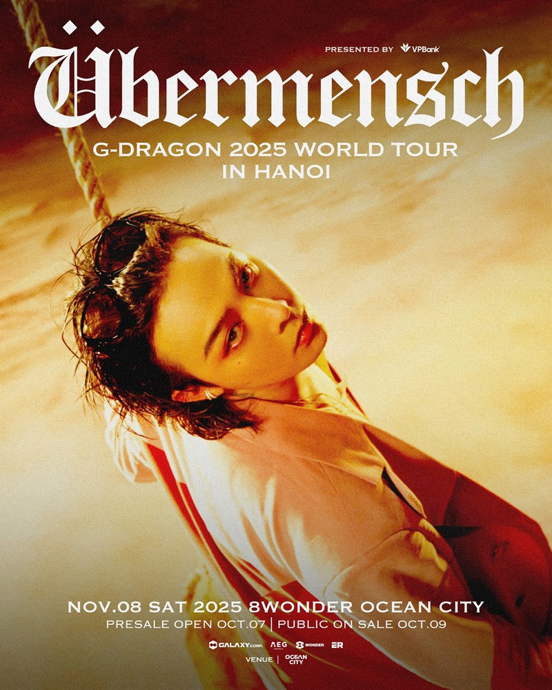 Fan đổ về Ocean City check in G-DRAGON 2025 WORLD TOUR [Übermensch] IN HANOI, háo hức chờ concert lịch sử