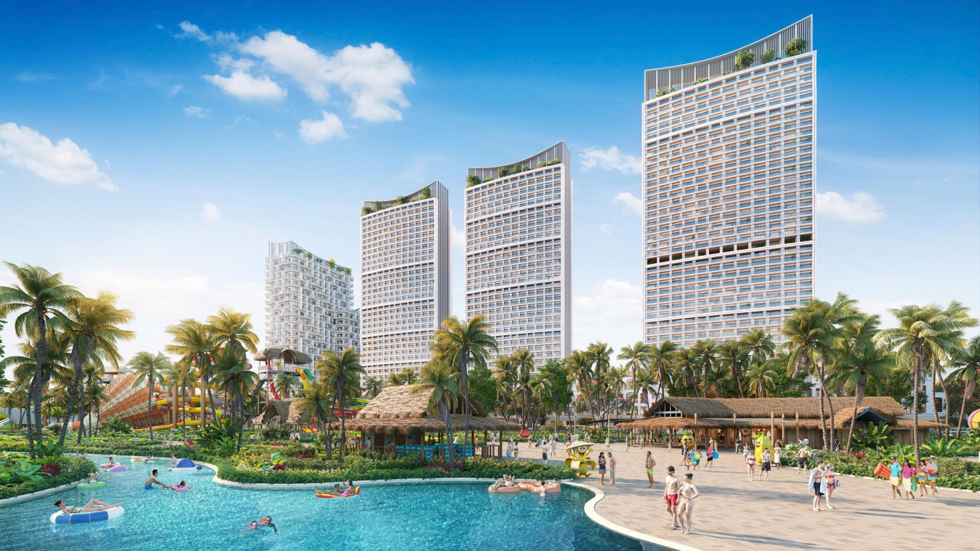  Bộ đôi tháp Blanca 6-7 sở hữu “tầm nhìn song hải” hướng biển Bãi Sau và mũi Nghinh Phong