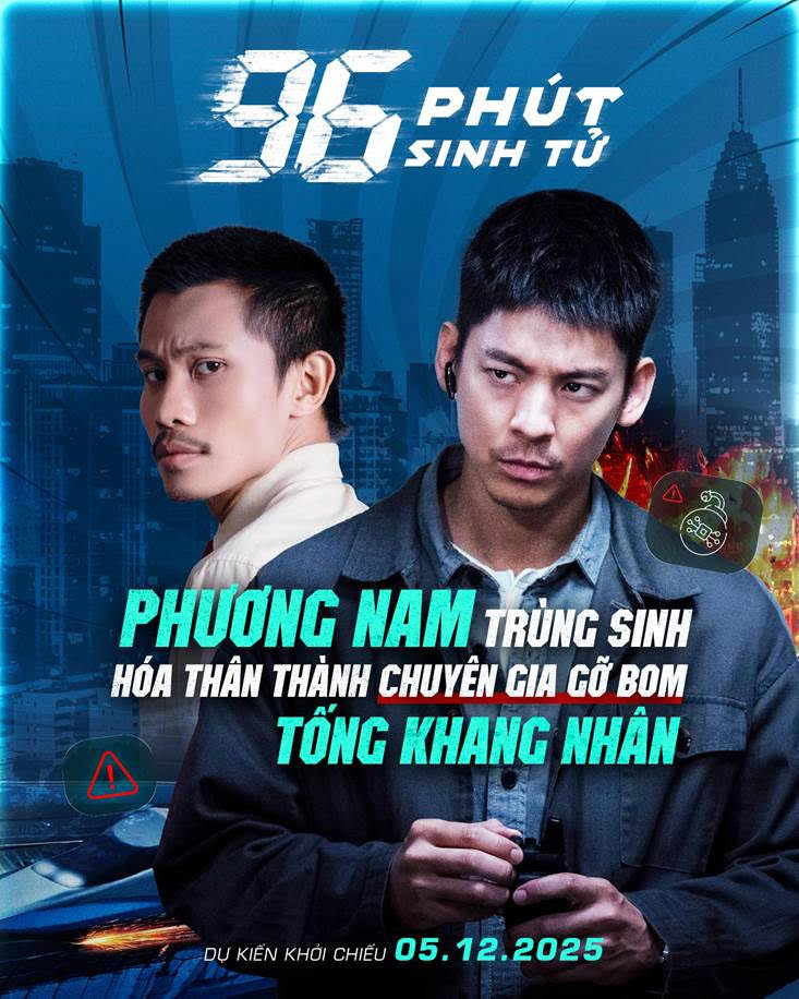 Dàn lồng tiếng khủng nhất màn ảnh Việt đổ bộ trong bom tấn dẫn đầu phòng vé xứ Đài “96 Phút Sinh Tử”