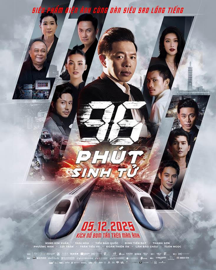 Dàn lồng tiếng khủng nhất màn ảnh Việt đổ bộ trong bom tấn dẫn đầu phòng vé xứ Đài “96 Phút Sinh Tử”