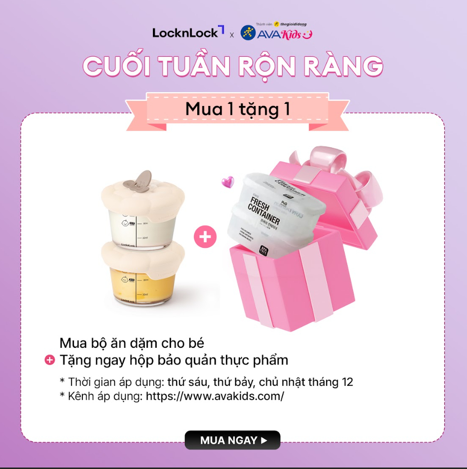 LocknLock chính thức có mặt tại hệ thống Avakids: Mở rộng trải nghiệm mua sắm an toàn- Tiện lợi cho Mẹ và Bé
