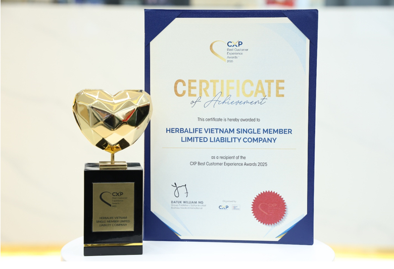 Herbalife Việt Nam đạt giải thưởng khu vực 