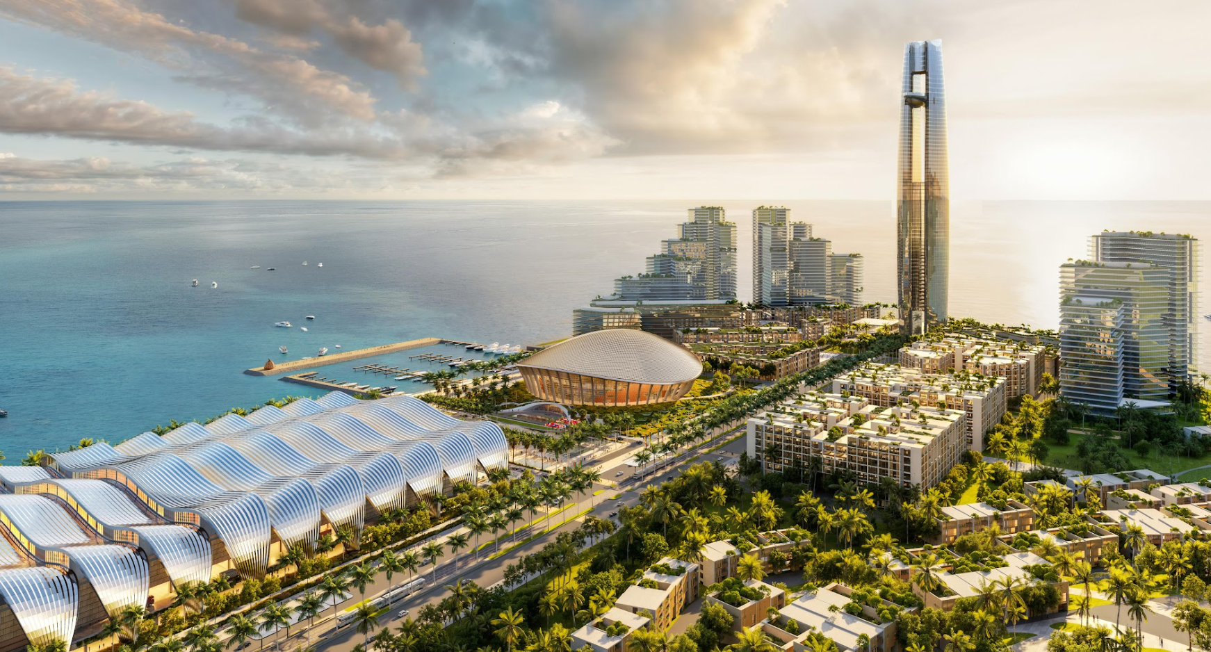 Thi công thần tốc giữa đảo Ngọc: Siêu tổ hợp APEC Phú Quốc dần thành hình