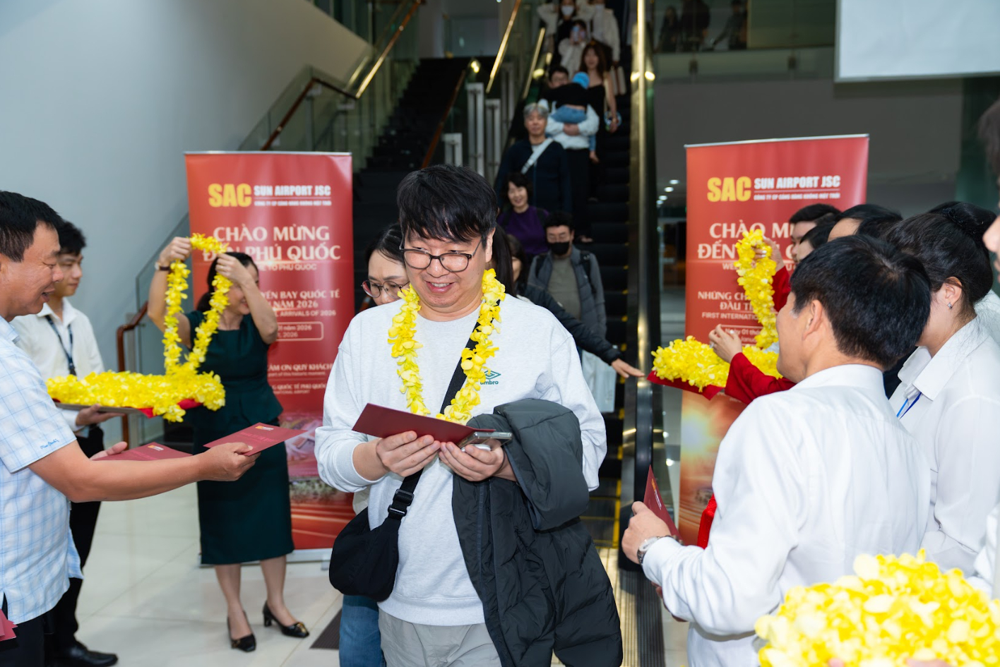 Cảng HKQT Phú Quốc đón chuyến bay 