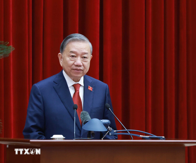 Đồng chí Tô Lâm, Tổng Bí thư Ban Chấp hành Trung ương Đảng khóa XIV. (Ảnh: TTXVN)