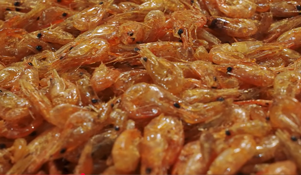 Điểm nhấn của món ăn nằm ở tôm đồng 