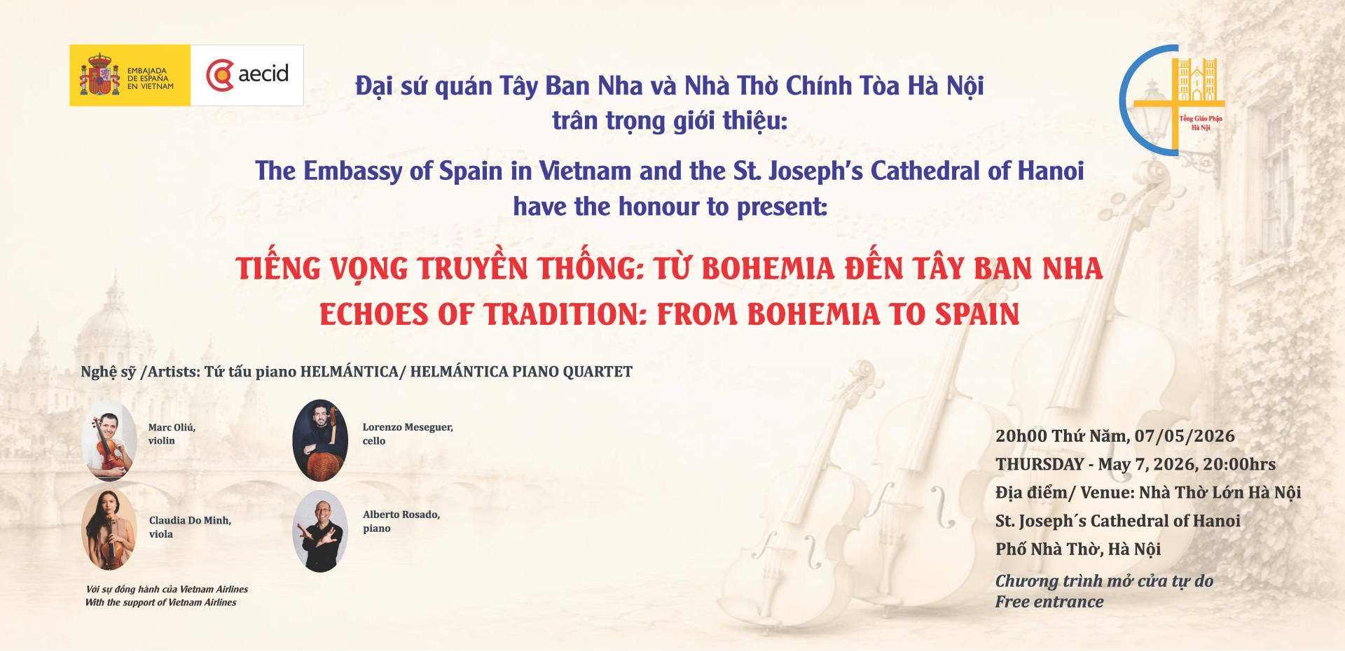 Hòa nhạc cổ điển kết nối di sản châu Âu giữa lòng Hà Nội