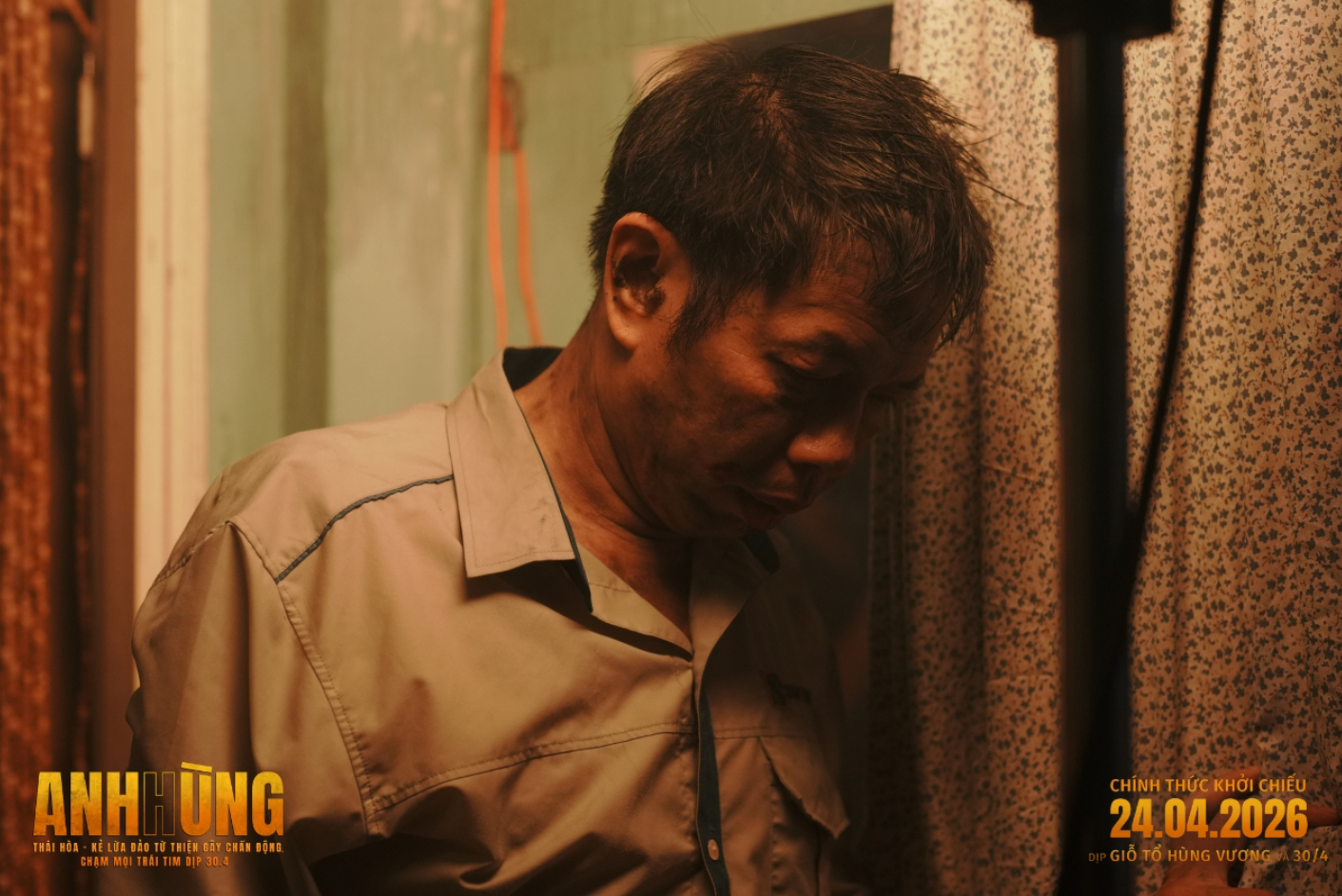 Screenshot 2026-04-23 091358 Thái Hòa khẳng định bản lĩnh diễn xuất “đỉnh nóc” trong Anh Hùng. Ảnh: Still LINK