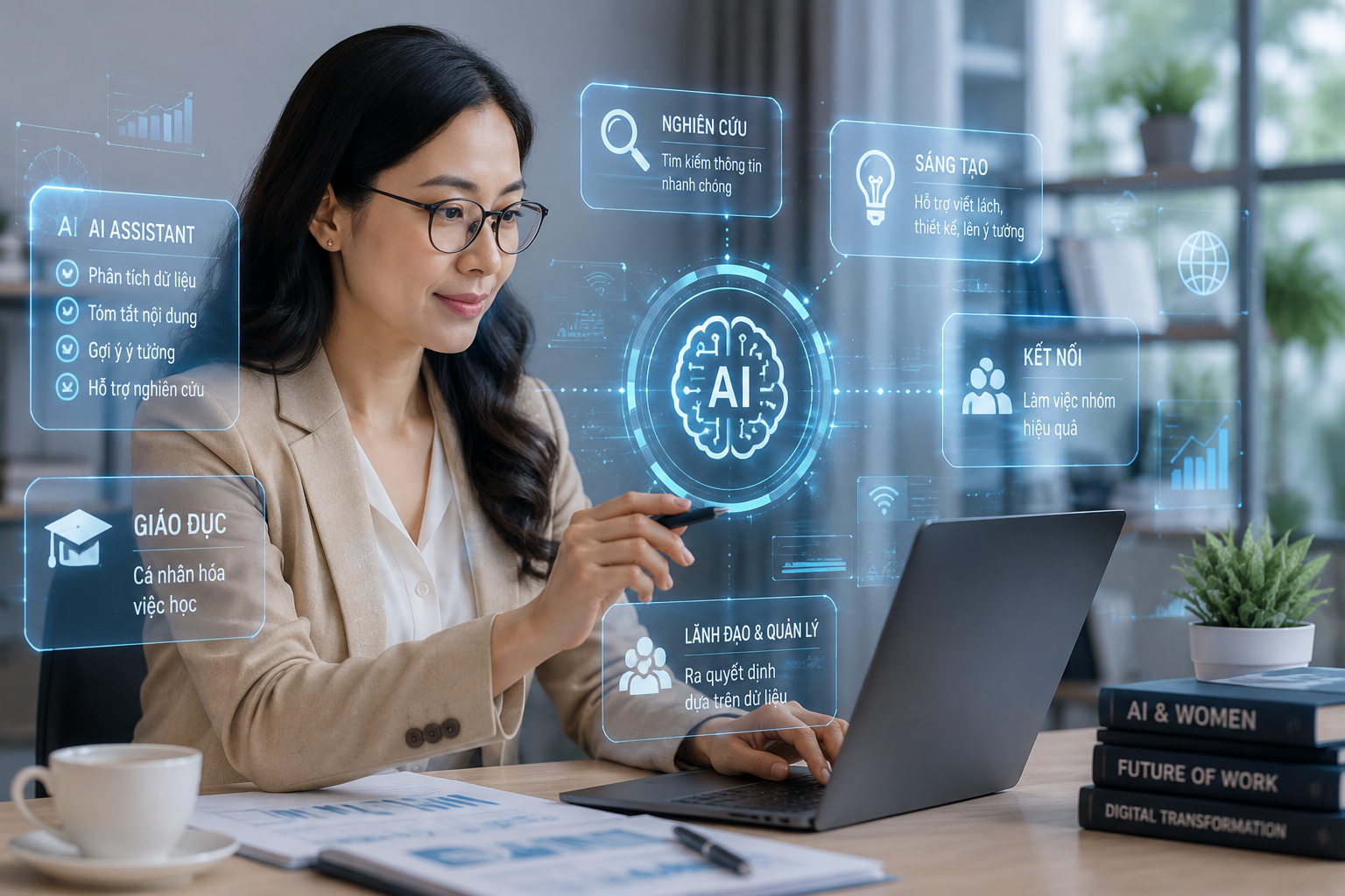 AI đang thay đổi cách nữ trí thức làm việc như thế nào?