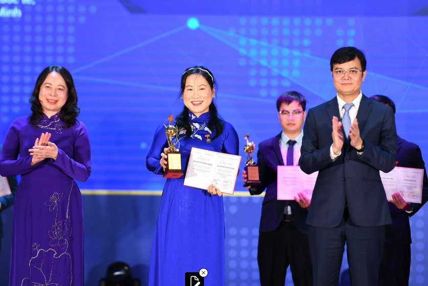 PGS. TS Hà Thị Thanh Hương là một trong 10 nhà khoa học trẻ nhận giải thưởng Quả cầu vàng 2023 (Ảnh: Nguyễn Ngọc).