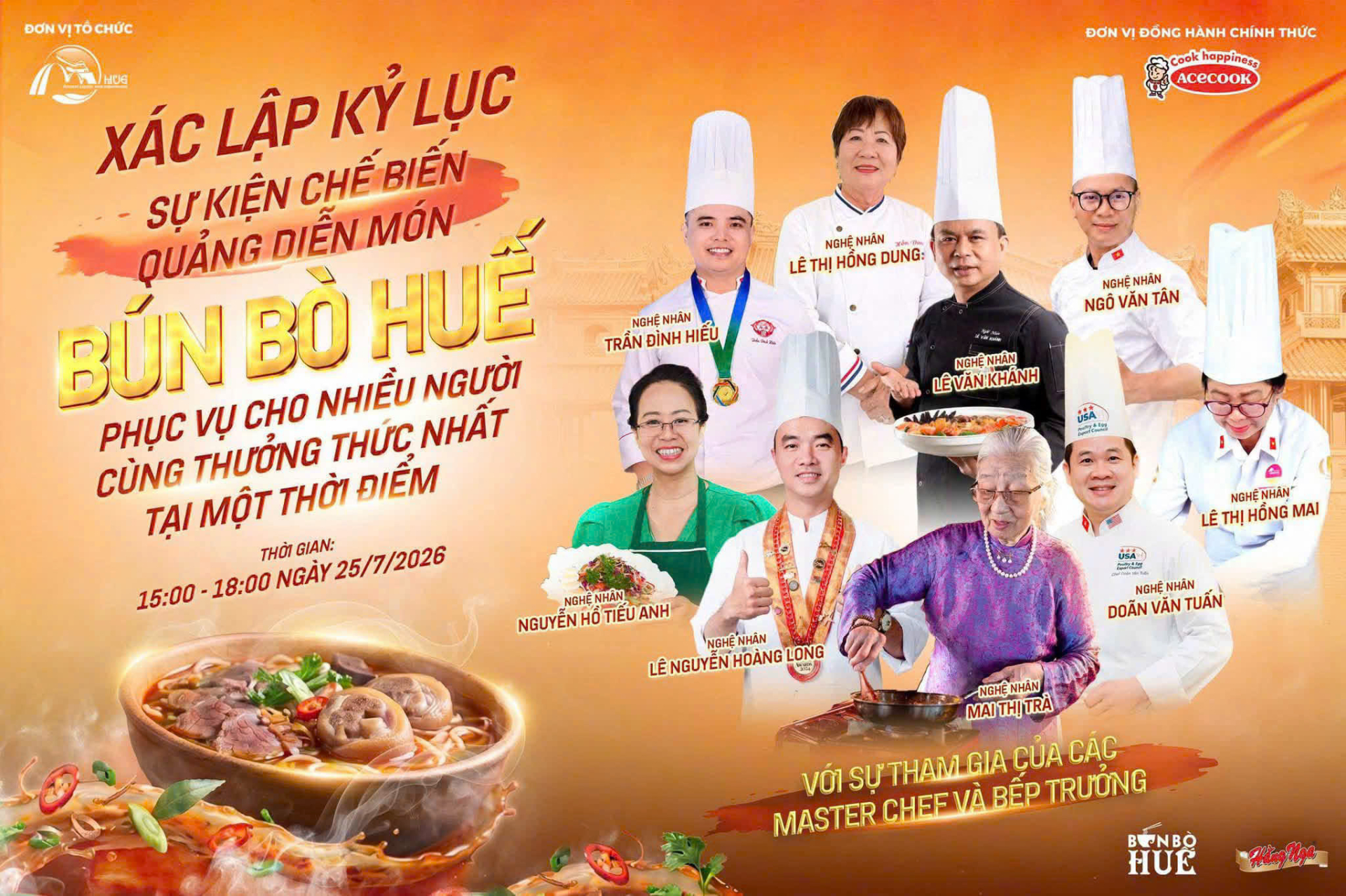 Nghệ nhân ẩm thực Lê Văn Khánh cùng hành trình lan tỏa tri thức từ tô Bún bò Huế