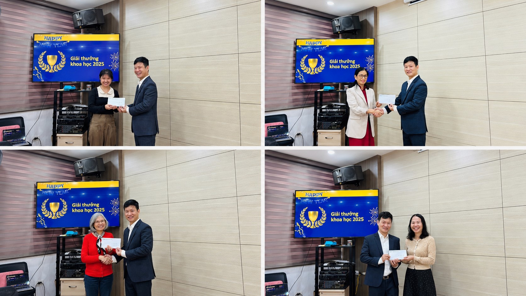 Viện trưởng Viện Vi sinh vật và Công nghệ sinh học trao giải thưởng Khoa học năm 2025 cho các nữ trí thức của Chi hội