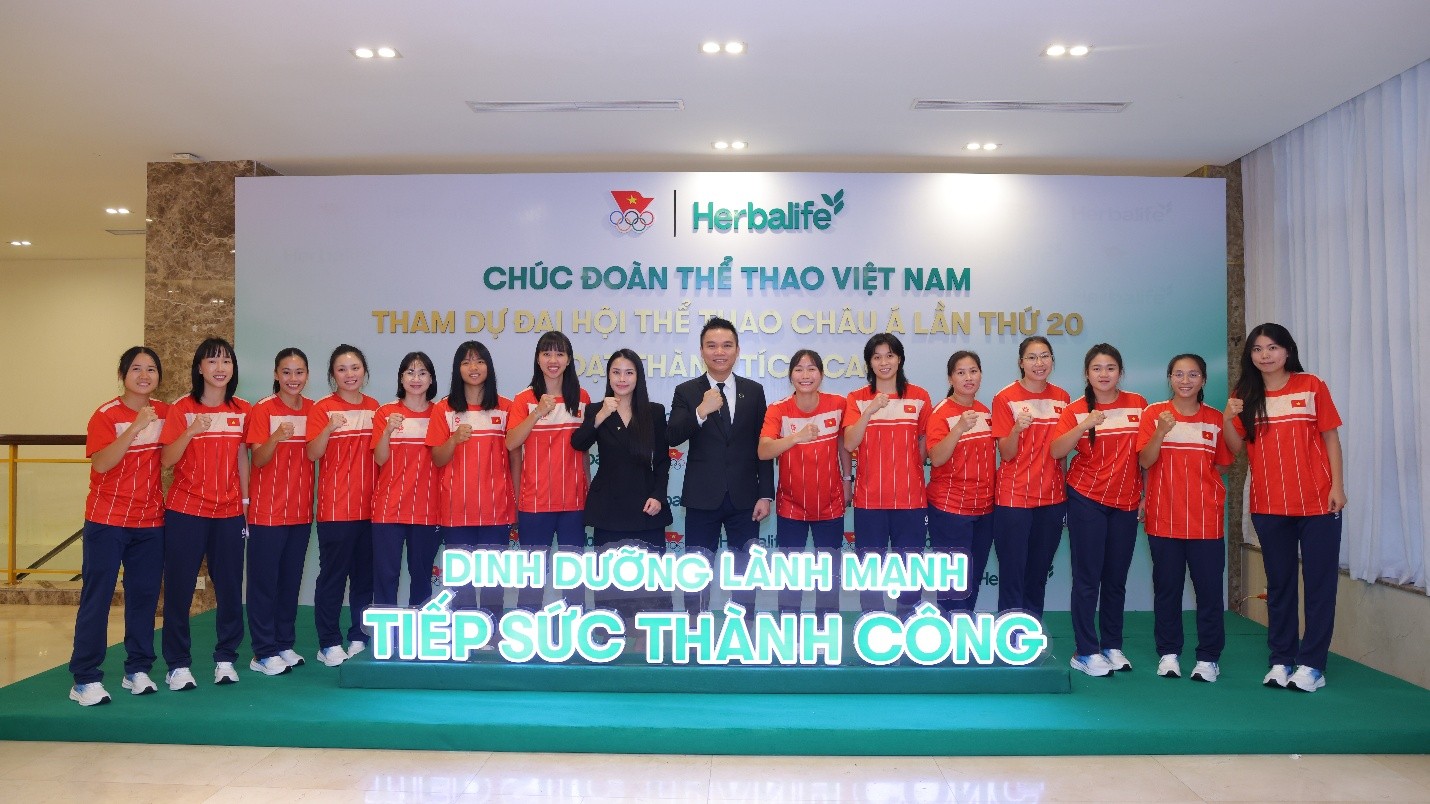 Herbalife Việt Nam đồng hành cùng Ủy ban Olympic Việt Nam tổ chức Lễ Xuất quân của Đoàn Thể thao Việt Nam tham dự Đại hội Thể thao châu Á
