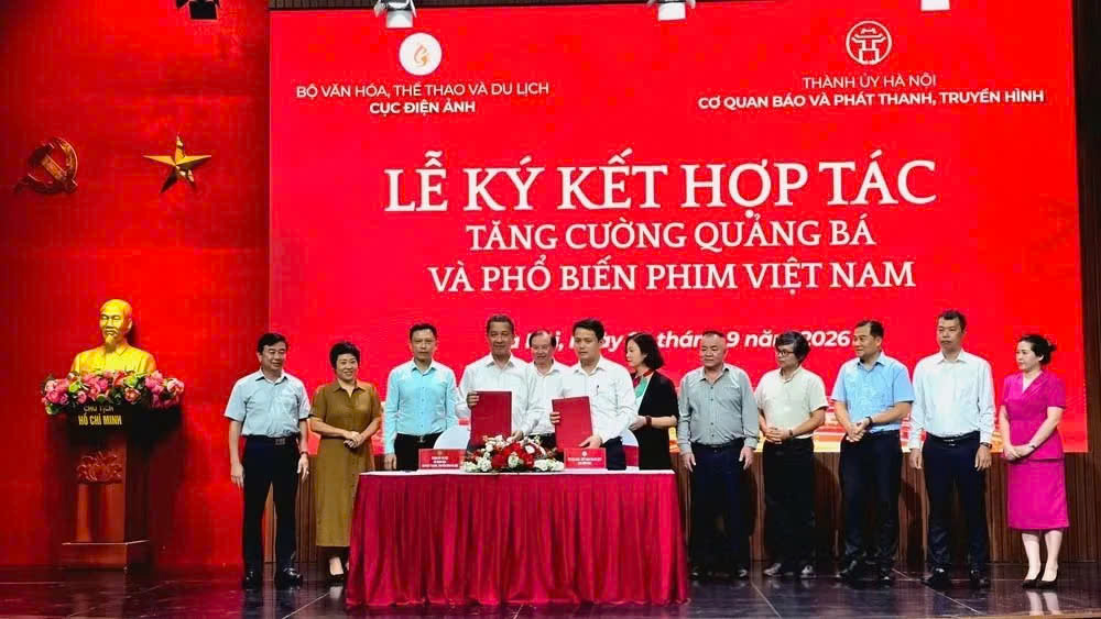 Lễ ký kết hợp tác Tăng cường quảng bá và phổ biến phim Việt Nam