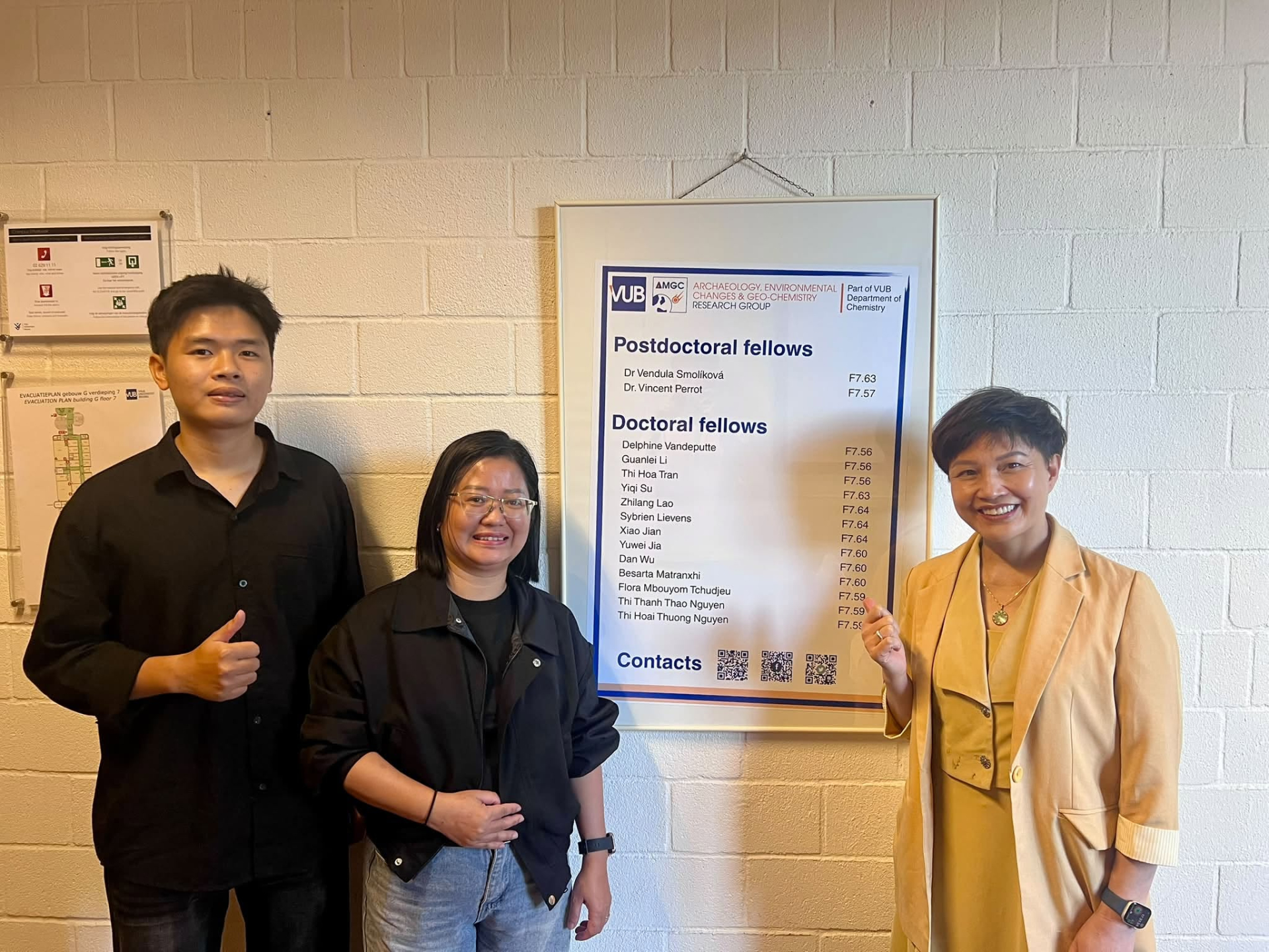 PGS.TS Ngô Thị Thúy Hườngtham gia triển khai dự án SI tại Vrije Universiteit Brussel