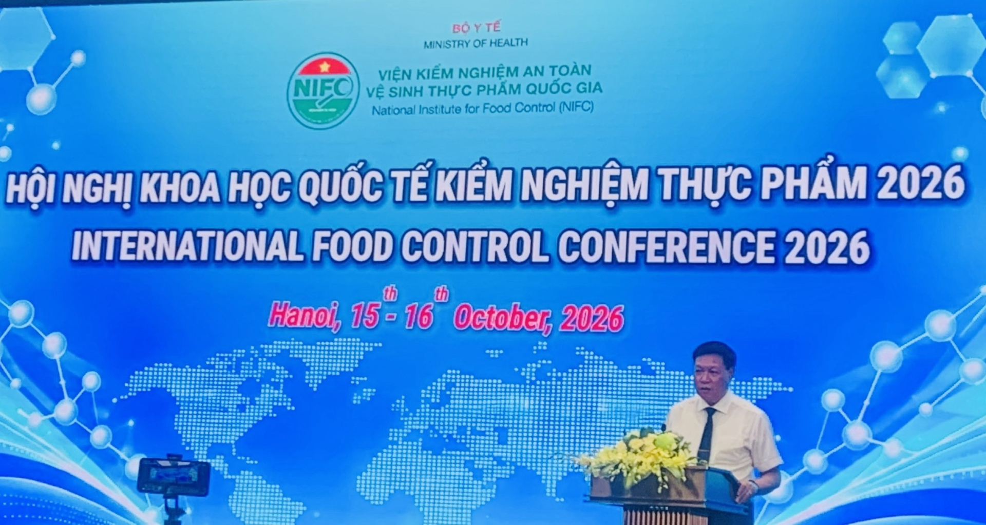  Ông Đỗ Xuân Tuyên, Thứ trưởng Bộ Y Tế phát biểu
