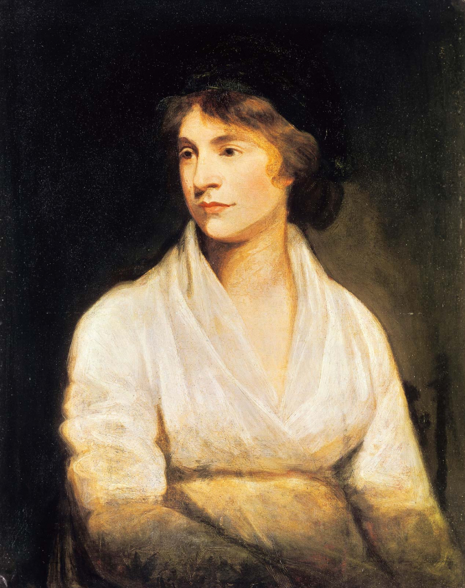 Mary Wollstonecraft - tranh sơn dầu của John Opie-National năm 1797