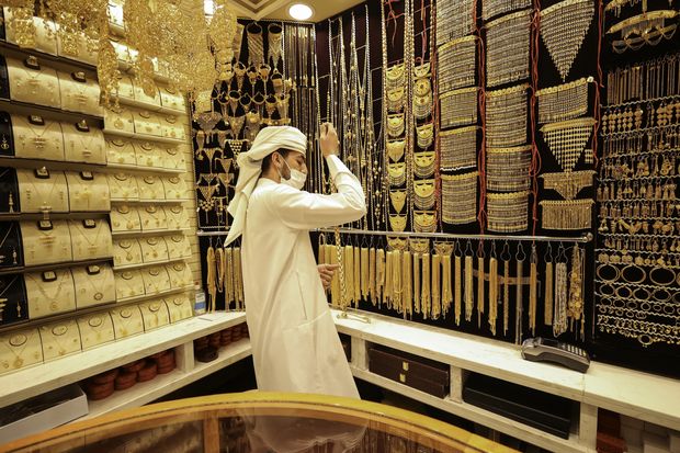 Dubai hiện đang giao dịch vàng của Nga với số lượng lớn. Ảnh CHRISTOPHER PIKE/BLOOMBERG NEWS
