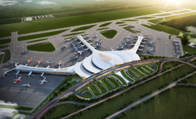 Dự án Cảng hàng không quốc tế Long Thành rộng 5.000 ha có tổng mức đầu tư dự kiến khoảng 336.630 tỷ đồng, khởi công đầu năm 2021, chia làm ba giai đoạn.