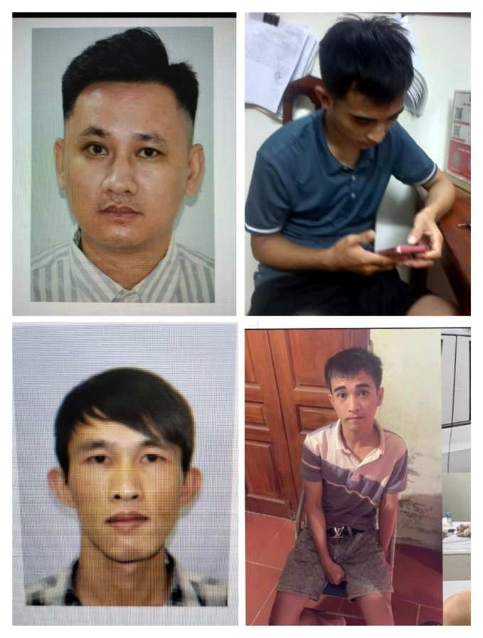 4 đối tượng trộm cắp bị bắt giữ (Ảnh: Bộ Công an)