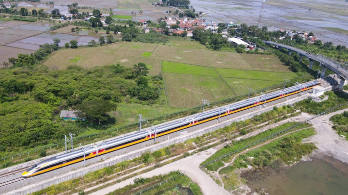  Indonesia vận hành thử toàn tuyến đường sắt cao tốc nhanh nhất ĐNÁ. Ảnh: Tân Hoa Xã 