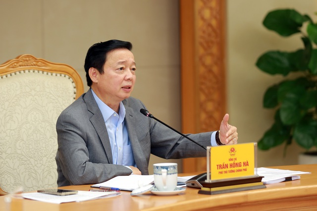 Phó Thủ tướng Chính phủ Trần Hồng Hà (Ảnh: VGP)