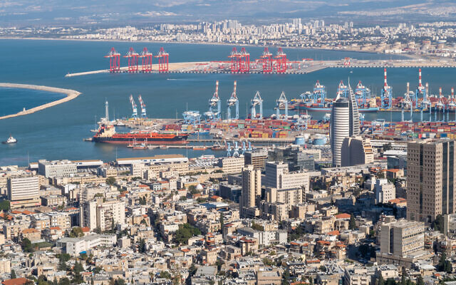  Cảng Haifa của Israel. Ảnh: Getty