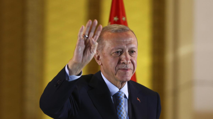 Ông Erdogan không đưa ra lời đe dọa can thiệp vào cuộc chiến ở Gaza. Ảnh: AP