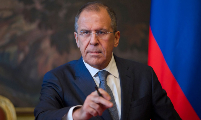 Ngoại trưởng Nga Sergei Lavrov cho biết, Nga vẫn duy trì liên lạc với Israel. Ảnh: AFP