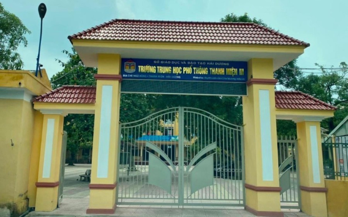 Trường Thanh Miện III, Hải Dương (Ảnh: Cổng TTĐT Chính phủ)