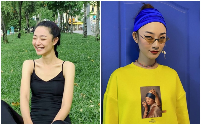 Bình thường đã ít khi trang điểm nên với người mẫu Nguyễn Thị Trà My (sinh năm 1992, đang sống ở TP.HCM) việc không son phấn cũng không ảnh hưởng nhiều. Thậm chí cô nàng còn hack được vài tuổi với gương mặt mộc rạng rỡ ấy chứ!
