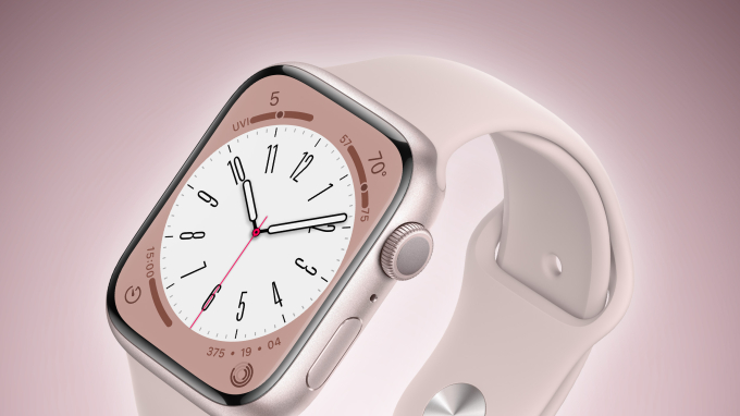 Tuỳ chọn màu hồng nhiều khả năng sẽ xuất hiện trên ‌Apple Watch Series 9‌. (Ảnh: MacRumors)