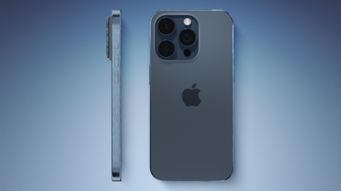 Màu sắc deep Blue được cho là sẽ xuất hiện trên iPhone 15 Pro và 15 Pro Max. (Ảnh: MacRumors)