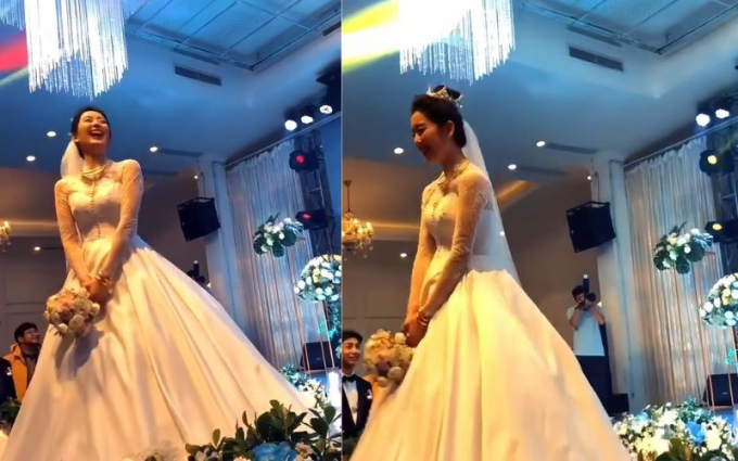 Nhan sắc cô dâu Ngọc Ánh trong đám cưới năm 2019 (Nguồn: Hàng Xóm Show Biz)