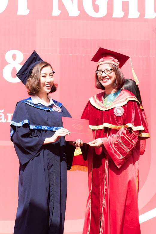 Đỗ Mỹ Linh tốt nghiệp trường Đại học Ngoại thương Hà Nội vào năm 2018
