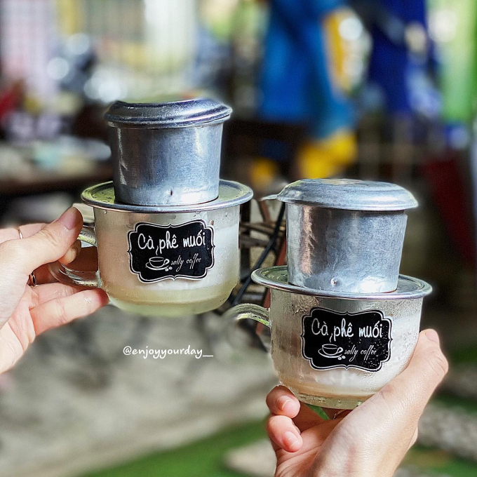 Cà phê muối xuất xứ từ Huế (Ảnh minh hoạ, nguồn: @enjoyyourday__)