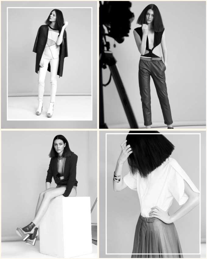 Những hình ảnh đen trắng với thần thái ấn tượng của Vittoria khi cô dự thi Elite Model Look năm 2012
