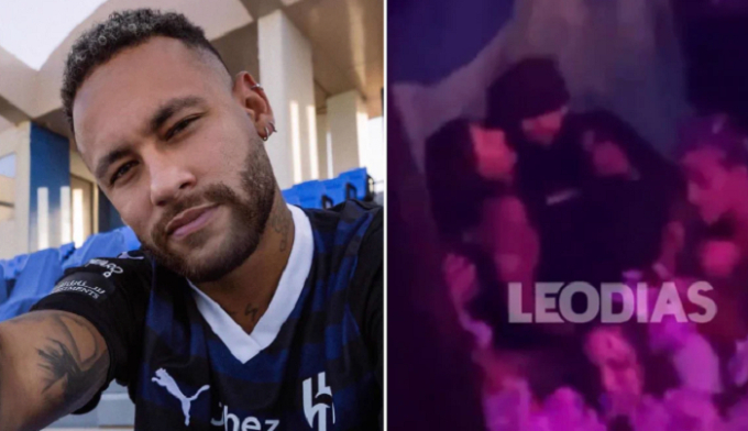 Neymar bị bắt gặp thân thiết với 2 cô gái lạ trong một hộp đêm ở tây Ban Nha