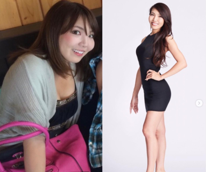 Hình ảnh JUN trước và sau khi giảm cân