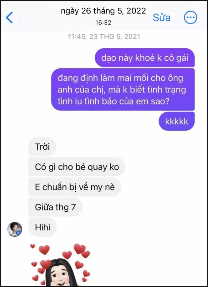 Tin nhắn mai mối từ người em của Thắng Ngô gửi Hà Thanh Xuân