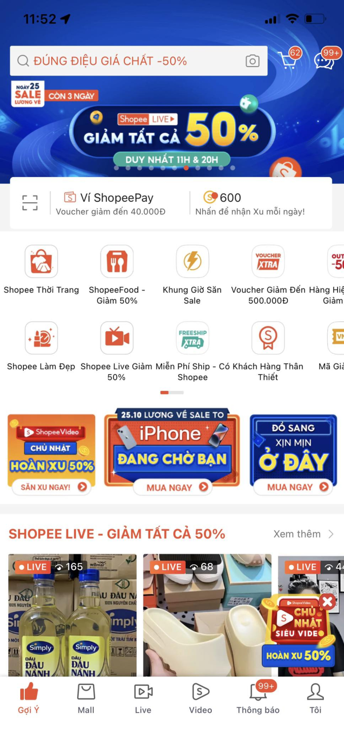 Shopee lỗi trắng xóa màn hình: Dân tình phát cáu vì không thể ''chốt đơn'', chủ shop than trời không liên lạc được với khách