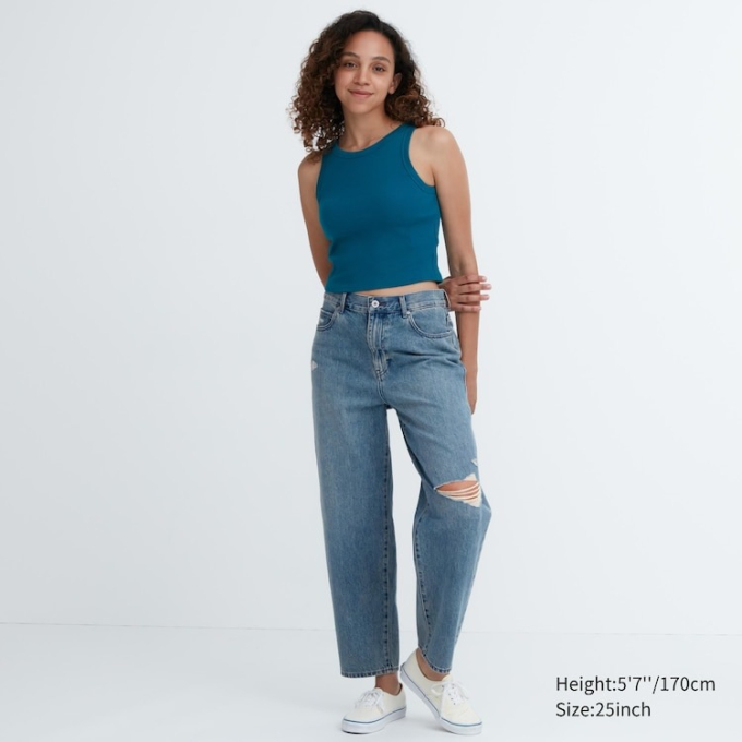 Quần jeans dáng rộng - Nơi mua: UNIQLO