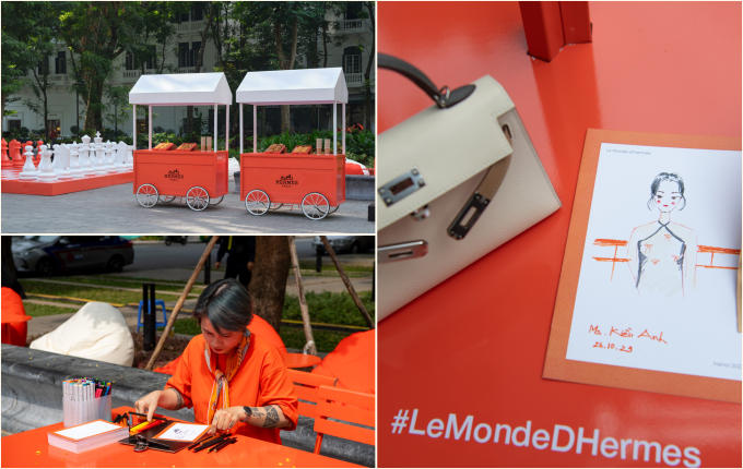 Lần đầu có mặt tại Hà Nội, Kiosk trứ danh Le Monde d’Hermès khiến người ta phải đồng tình: Cool quá!  