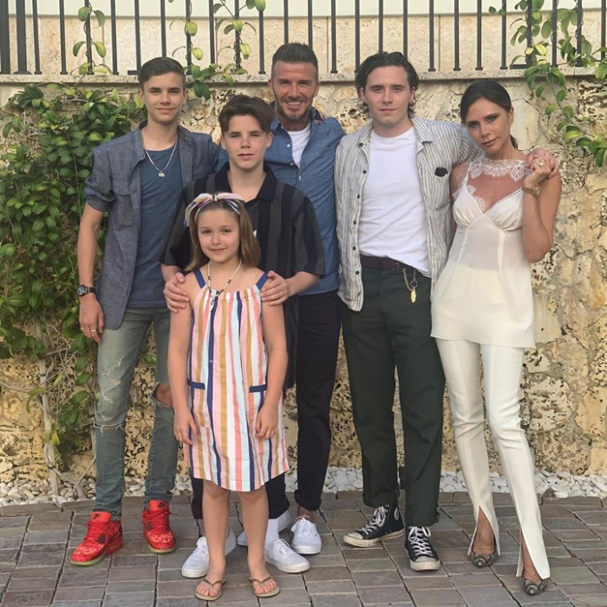Gia đình cựu danh thủ David Beckham