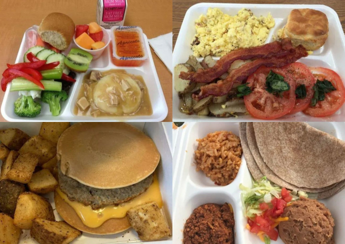 “Suất ăn ở canteen tại Mỹ nè...”