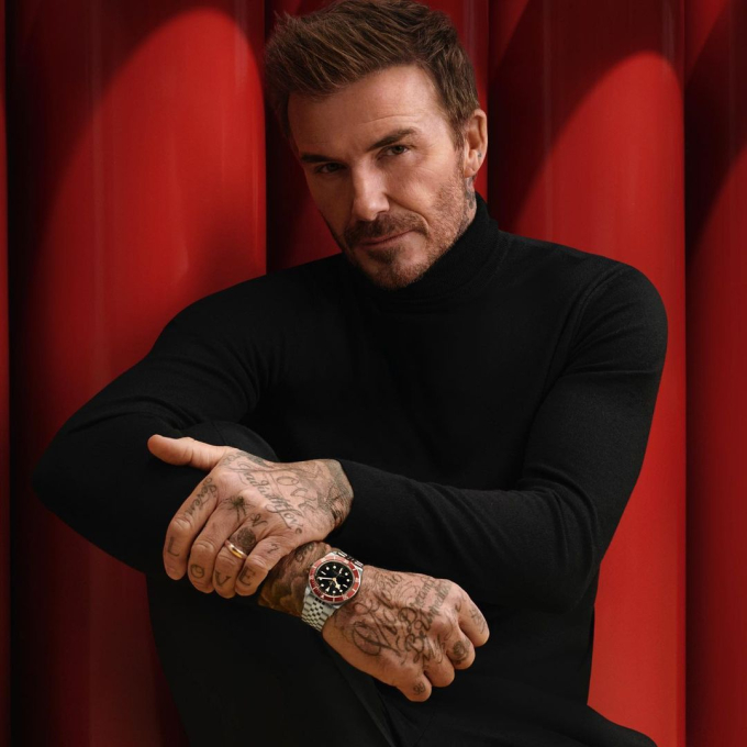 Vẻ lịch lãm của David Beckham dù đã gần bước sang tuổi 50